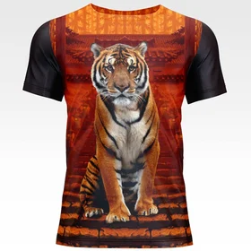 Футболки с полной запечаткой: Тигр в храме